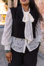 Load image into Gallery viewer, The Laced Up In Ivory Top