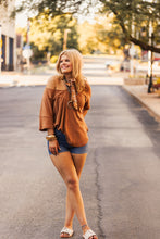 Load image into Gallery viewer, The Copper Canyon Top in Honey Brown