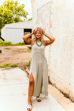 Load image into Gallery viewer, The Theros Dress in Green Lily