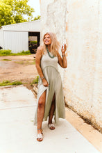 Load image into Gallery viewer, The Theros Dress in Green Lily