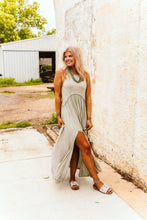 Load image into Gallery viewer, The Theros Dress in Green Lily