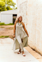 Load image into Gallery viewer, The Theros Dress in Green Lily