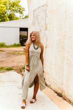 Load image into Gallery viewer, The Theros Dress in Green Lily