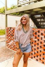 Load image into Gallery viewer, The Saddle Striped Top