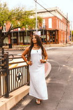 Load image into Gallery viewer, The Bluebonnet Breeze Dress in White