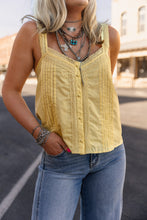 Load image into Gallery viewer, The Petal Pinktuck Tank In Yellow