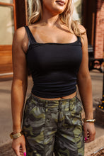 Load image into Gallery viewer, The Muncie Cami Top in Black