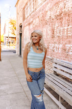 Load image into Gallery viewer, The Lota Tank Top in Dusty Mint