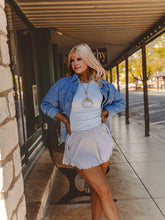 Load image into Gallery viewer, The Rosebud Reverie Skort