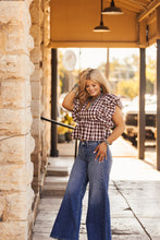 Load image into Gallery viewer, The Gingham Grace Top