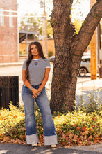 Load image into Gallery viewer, The Clayton Striped Tee in Navy