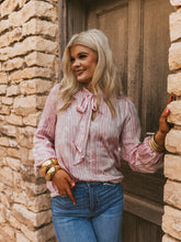 Load image into Gallery viewer, The Everyday Stripe Top in Pink