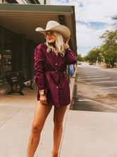 Load image into Gallery viewer, The Bordeaux Bloom Romper