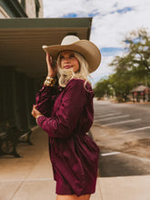 Load image into Gallery viewer, The Bordeaux Bloom Romper