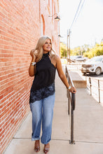 Load image into Gallery viewer, The Love In Lace Top in Black