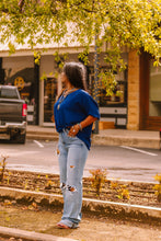 Load image into Gallery viewer, The Judson Top in Light Navy