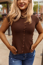 Load image into Gallery viewer, The Wesson Top in Brown