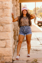 Load image into Gallery viewer, The Horse Bit Muscle Tank in Tan