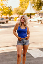 Load image into Gallery viewer, The Rustler Tank Top in Blue