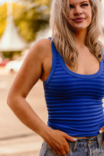 Load image into Gallery viewer, The Rustler Tank Top in Blue