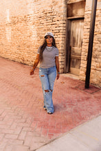 Load image into Gallery viewer, The Clayton Striped Tee in Black