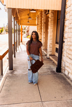 Load image into Gallery viewer, The Jett Top in Brown