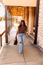 Load image into Gallery viewer, The Jett Top in Brown