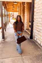 Load image into Gallery viewer, The Jett Top in Brown