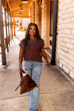 Load image into Gallery viewer, The Jett Top in Brown