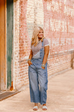 Load image into Gallery viewer, The Clayton Striped Tee in Brown