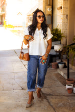 Load image into Gallery viewer, The Wheeler Top in Cream