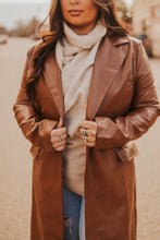 Load image into Gallery viewer, The Shanae Leather Coat
