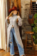 Load image into Gallery viewer, The Bellini Sweater Tunic in Heather Grey