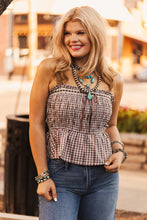 Load image into Gallery viewer, The Gingham Darling Top