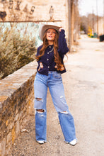 Load image into Gallery viewer, The High Horse Cardigan in Navy