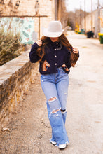 Load image into Gallery viewer, The High Horse Cardigan in Navy