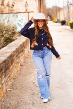 Load image into Gallery viewer, The High Horse Cardigan in Navy