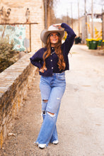 Load image into Gallery viewer, The High Horse Cardigan in Navy