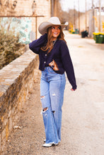 Load image into Gallery viewer, The High Horse Cardigan in Navy