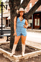 Load image into Gallery viewer, The Slater Romper in Denim