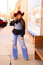 Load image into Gallery viewer, The Gringa Tie Top in Black