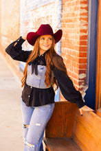 Load image into Gallery viewer, The Gringa Tie Top in Black