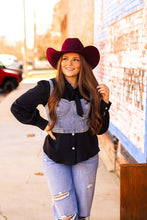 Load image into Gallery viewer, The Gringa Tie Top in Black