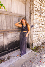 Load image into Gallery viewer, The Robin Wide Leg Pants in Charcoal