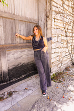 Load image into Gallery viewer, The Robin Wide Leg Pants in Charcoal