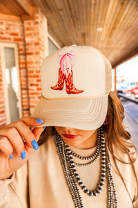 Boots and Bows Trucker Hat