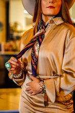 Load image into Gallery viewer, Satin Horse Bit Wild Rag