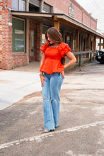 Load image into Gallery viewer, The Annie Peplum Top