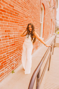 The Lilia Jumpsuit in Ivory