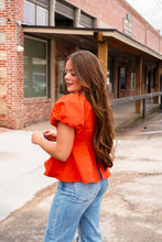 Load image into Gallery viewer, The Annie Peplum Top